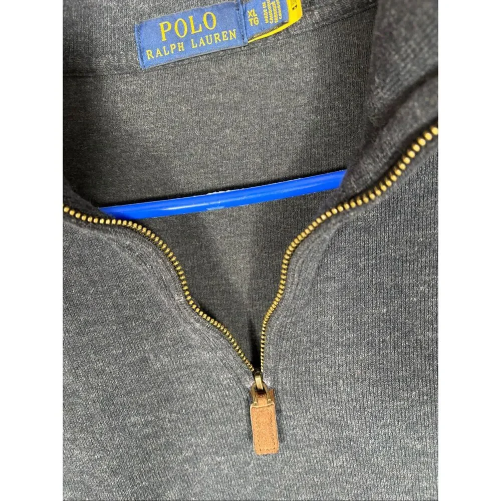 Polo Ralph Lauren mens quarter zip sweater size XL